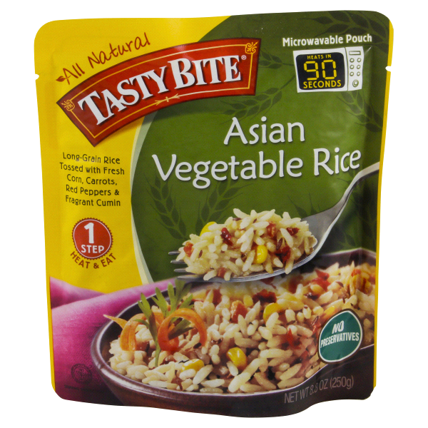 slide 1 of 1, Tasty Bite Asian Vegetable Rice, 8.8 oz
