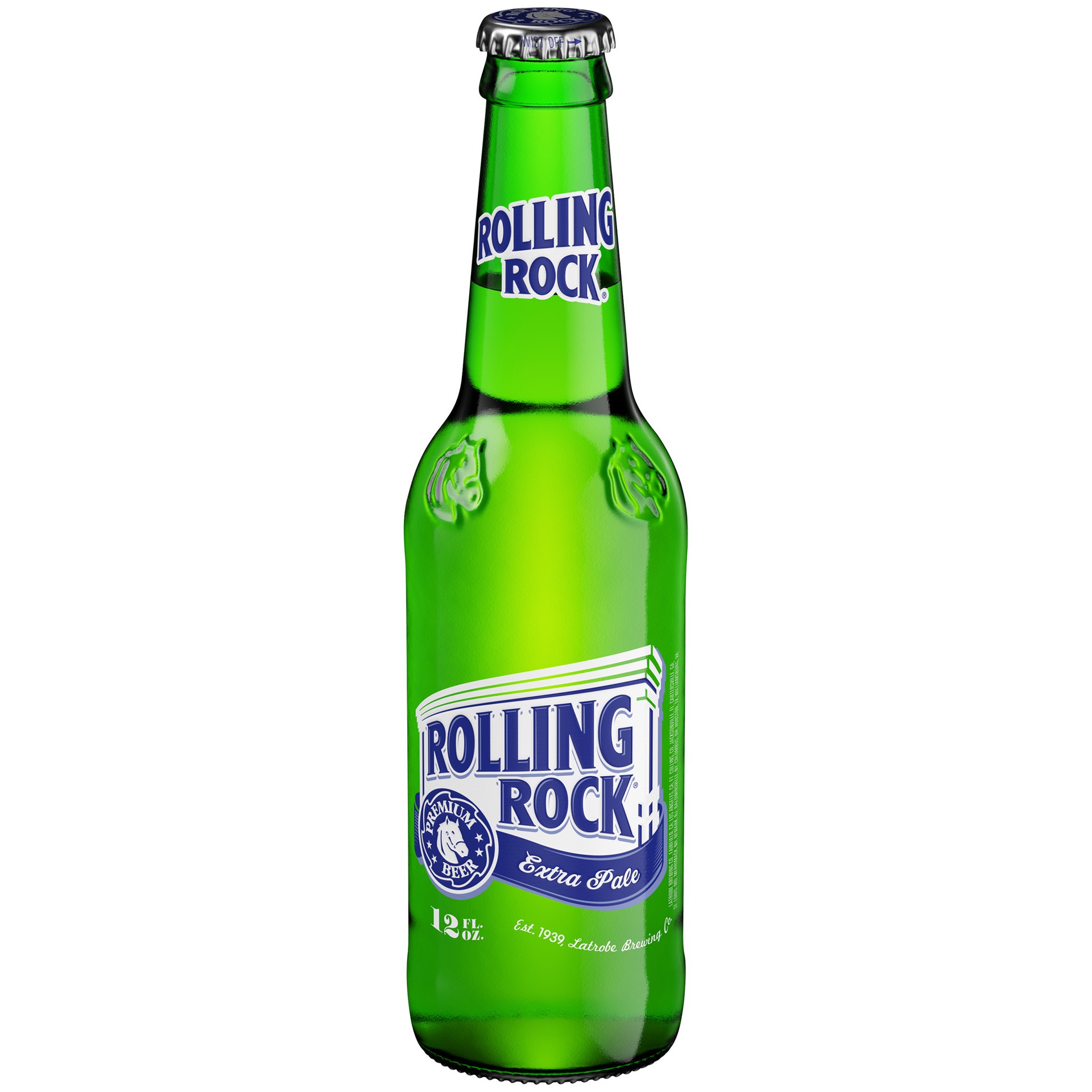 slide 2 of 4, Rolling Rock Extra Pale Premium Beer 12 oz, 12 oz