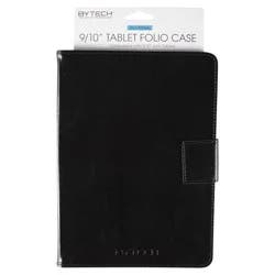 Bytech Universal Tablet Folio Case, 9-10 inch, Black