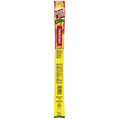 slide 1 of 1, Slim Jim Original Monster Snack Stick, 1.94 oz