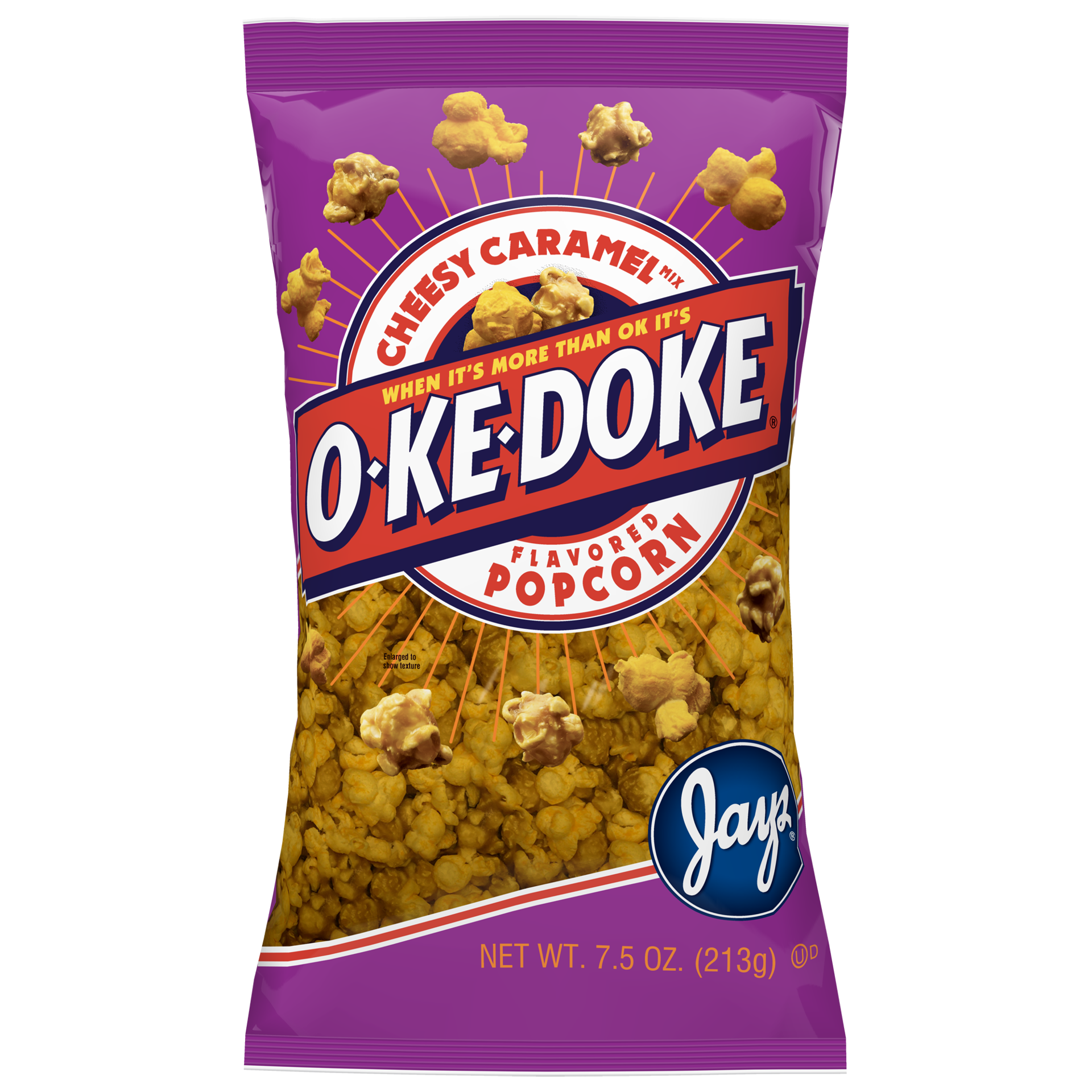 slide 5 of 5, O-Ke-Doke Popcorn, Cheesy Caramel Mix, 7.5 Oz, 7.5 oz