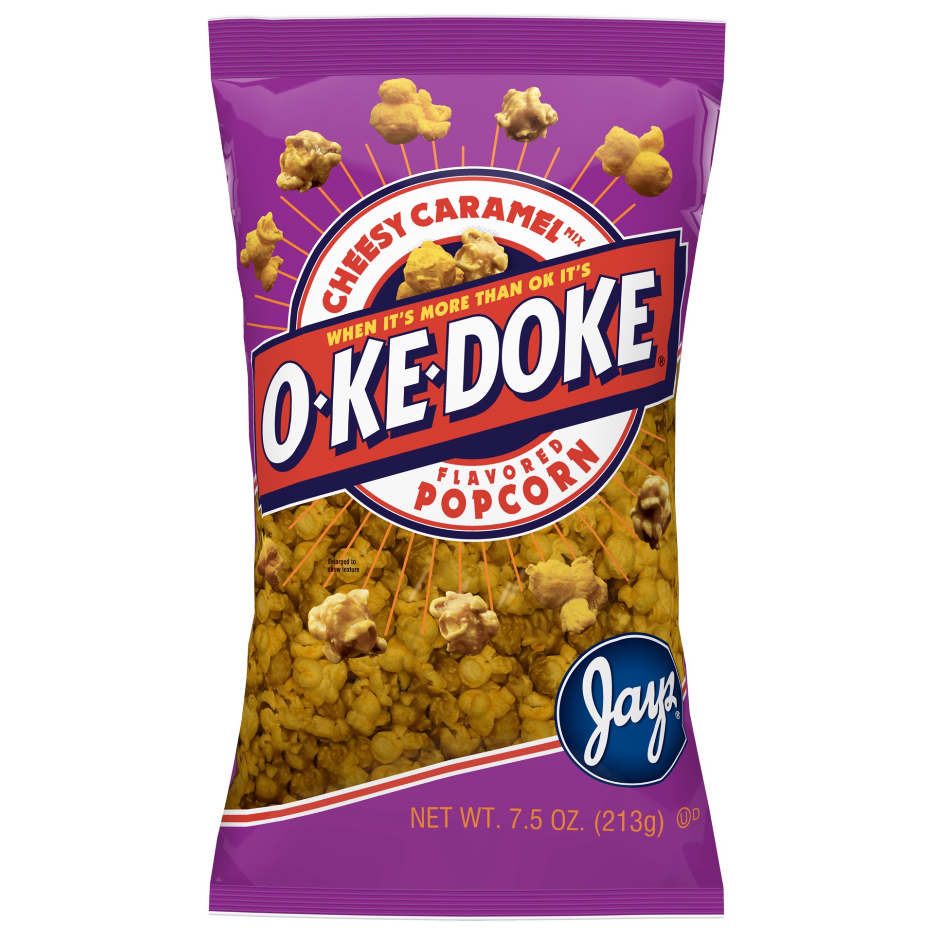 slide 1 of 5, O-Ke-Doke Popcorn, Cheesy Caramel Mix, 7.5 Oz, 7.5 oz