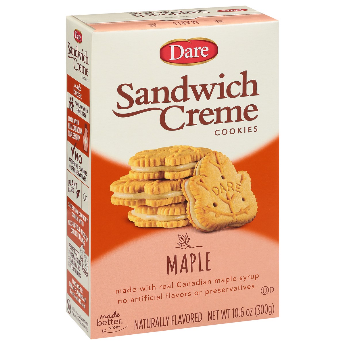 slide 2 of 11, Dare Maple Crme Sandwich Cookies, 10.6 oz