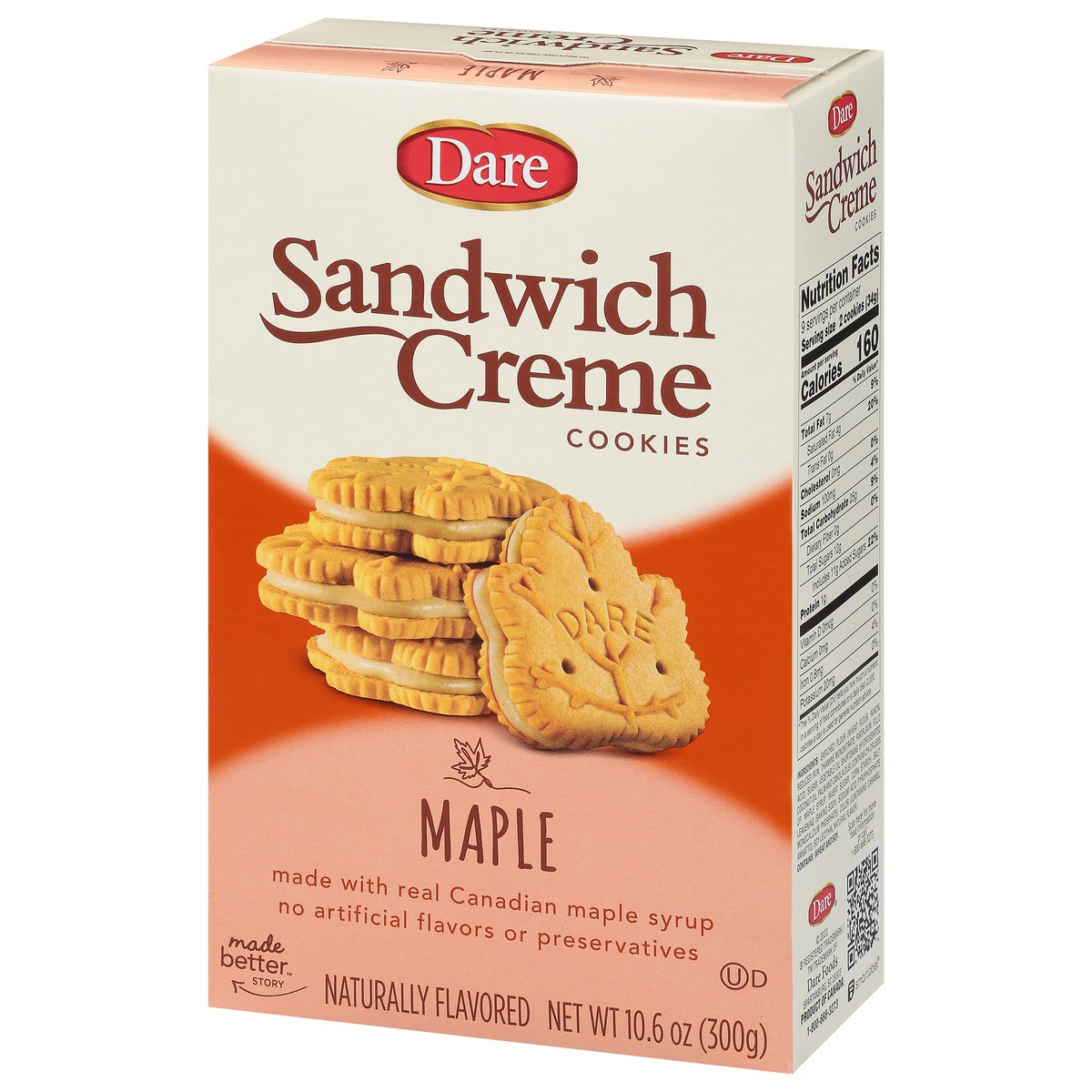 slide 3 of 11, Dare Maple Crme Sandwich Cookies, 10.6 oz