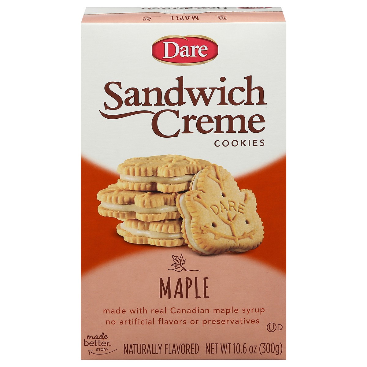 slide 1 of 11, Dare Sandwich Creme Maple Cookies 10.6 oz, 10.6 oz