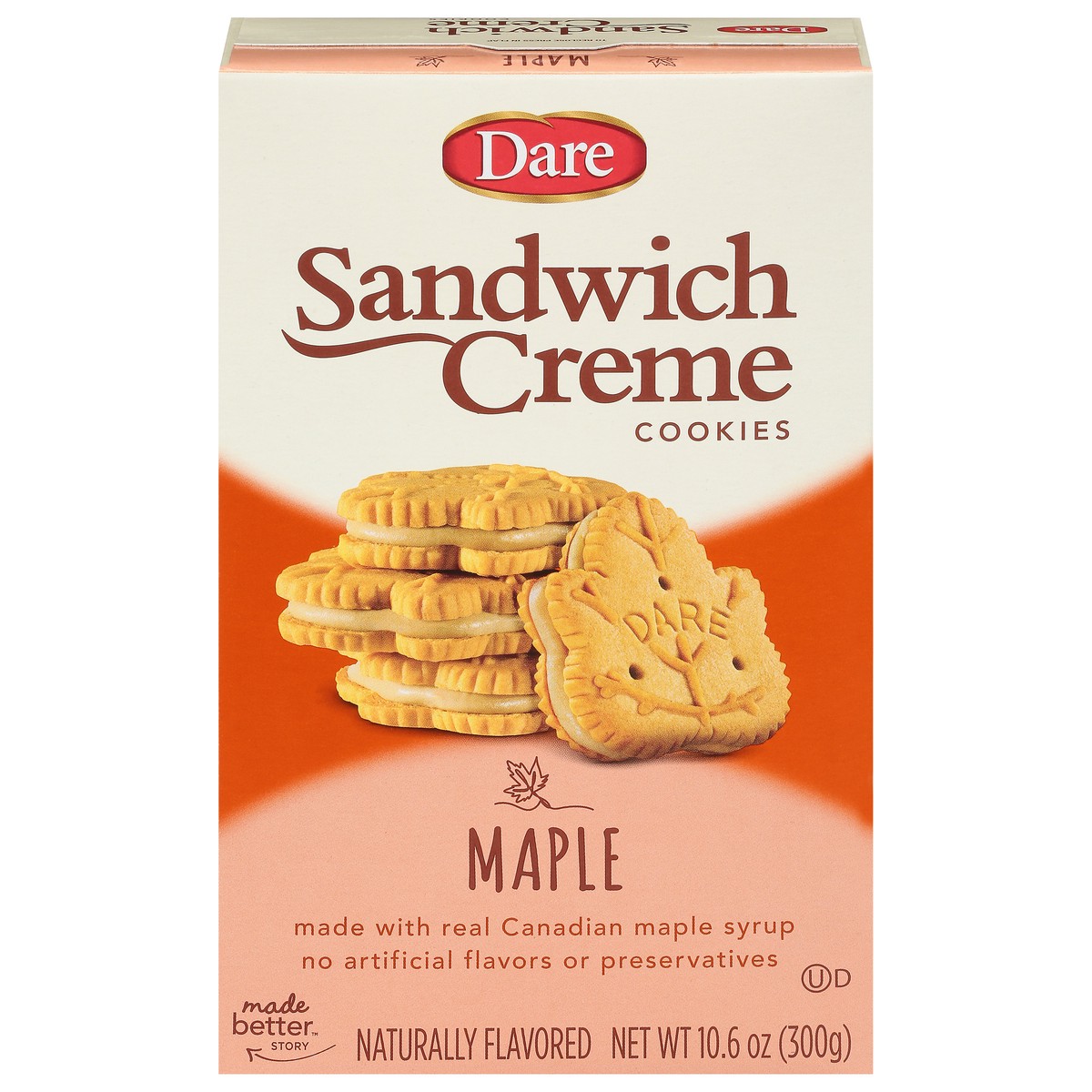 slide 11 of 11, Dare Maple Crme Sandwich Cookies, 10.6 oz