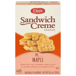 Dare Maple Creme Flavored Sandwich Cookies