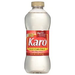 Karo Light Corn Syrup with Real Vanilla 16 fl oz