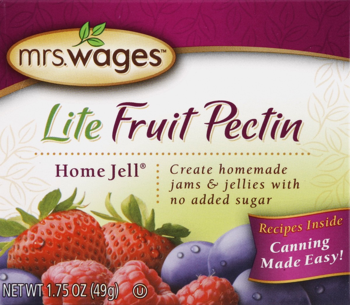 slide 3 of 4, Mrs. Wages Home Jell Lite Fruit Pectin, 1.75 oz