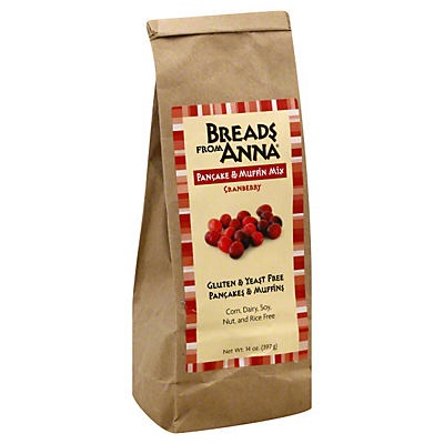 slide 1 of 3, Breads from Anna Gluten Free Cranberry Pancake & Muffin Mix, 14 oz