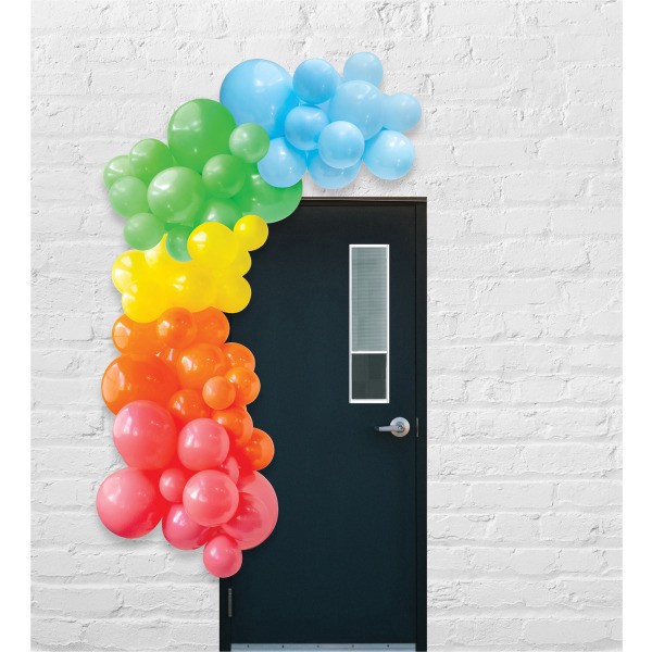 slide 3 of 4, Office Depot Back-To-School Balloon Arch, Assorted Sizes, Assorted Colors, Pack Of 72 Balloons, 72 ct