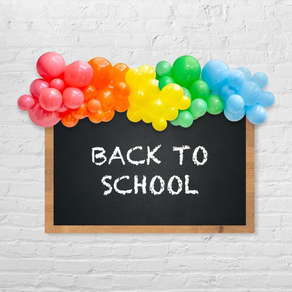 slide 2 of 4, Office Depot Back-To-School Balloon Arch, Assorted Sizes, Assorted Colors, Pack Of 72 Balloons, 72 ct