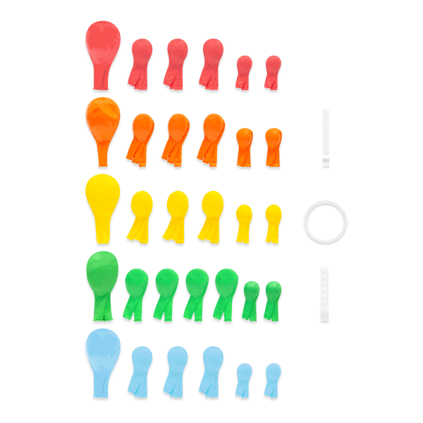 slide 4 of 4, Office Depot Back-To-School Balloon Arch, Assorted Sizes, Assorted Colors, Pack Of 72 Balloons, 72 ct