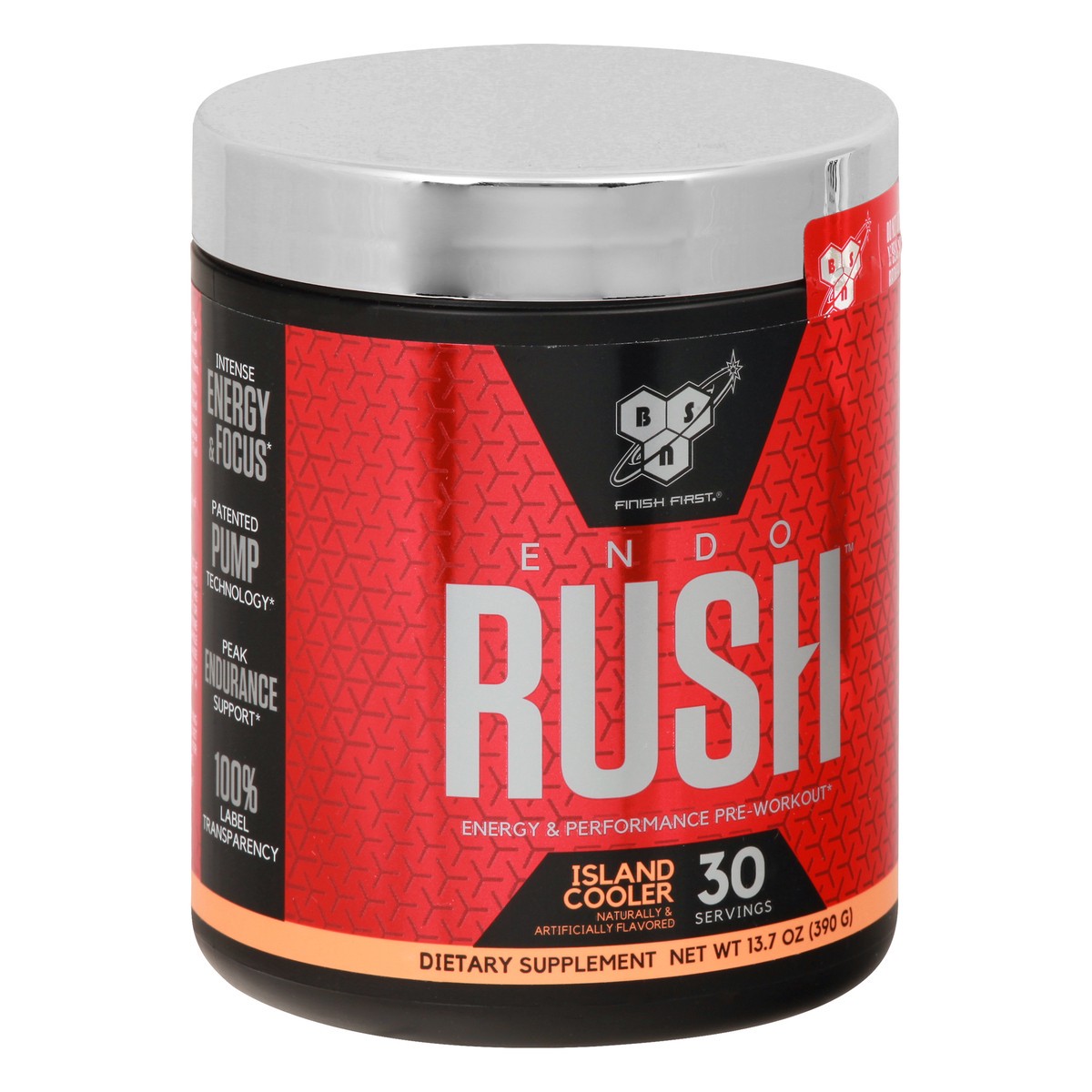 slide 4 of 12, BSN Endo Rush Island Cooler Pre-Workout 13.7 oz, 13.7 oz