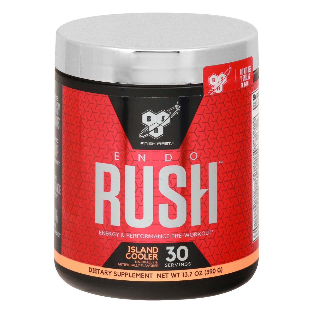 slide 1 of 12, BSN Endo Rush Island Cooler Pre-Workout 13.7 oz, 13.7 oz