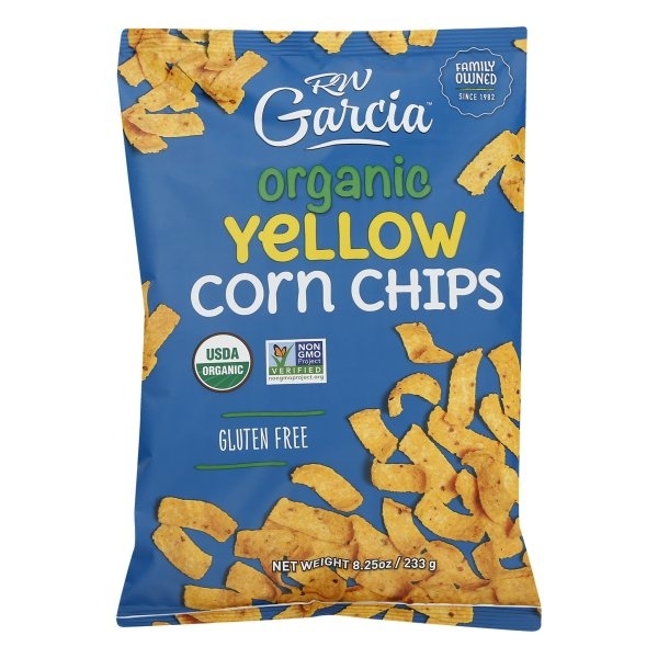 slide 1 of 1, RW Garcia Organic Yellow Corn Chips 8.25 oz, 8.25 oz