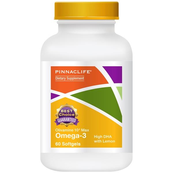 slide 1 of 1, Pinnaclife Dietary Supplement Capsules Olivamine 10 Max Omega-3, 60 ct