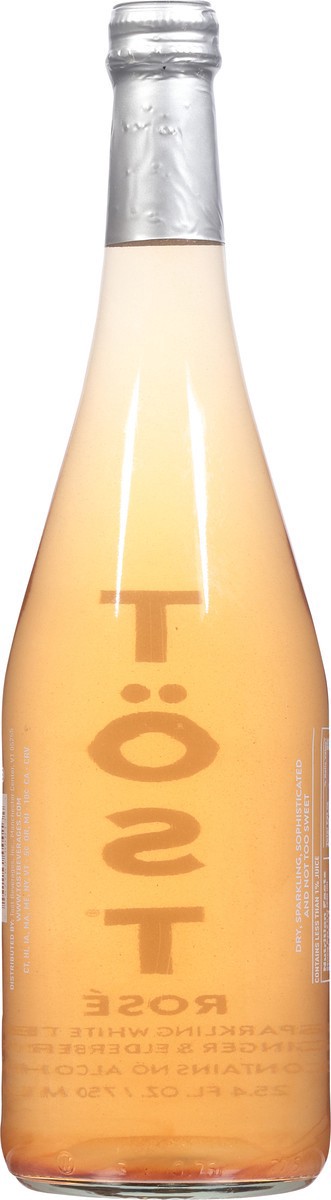 slide 7 of 13, Tost Rose Ginger & Elderberry Sparkling White Tea 25.4 fl oz, 750 ml