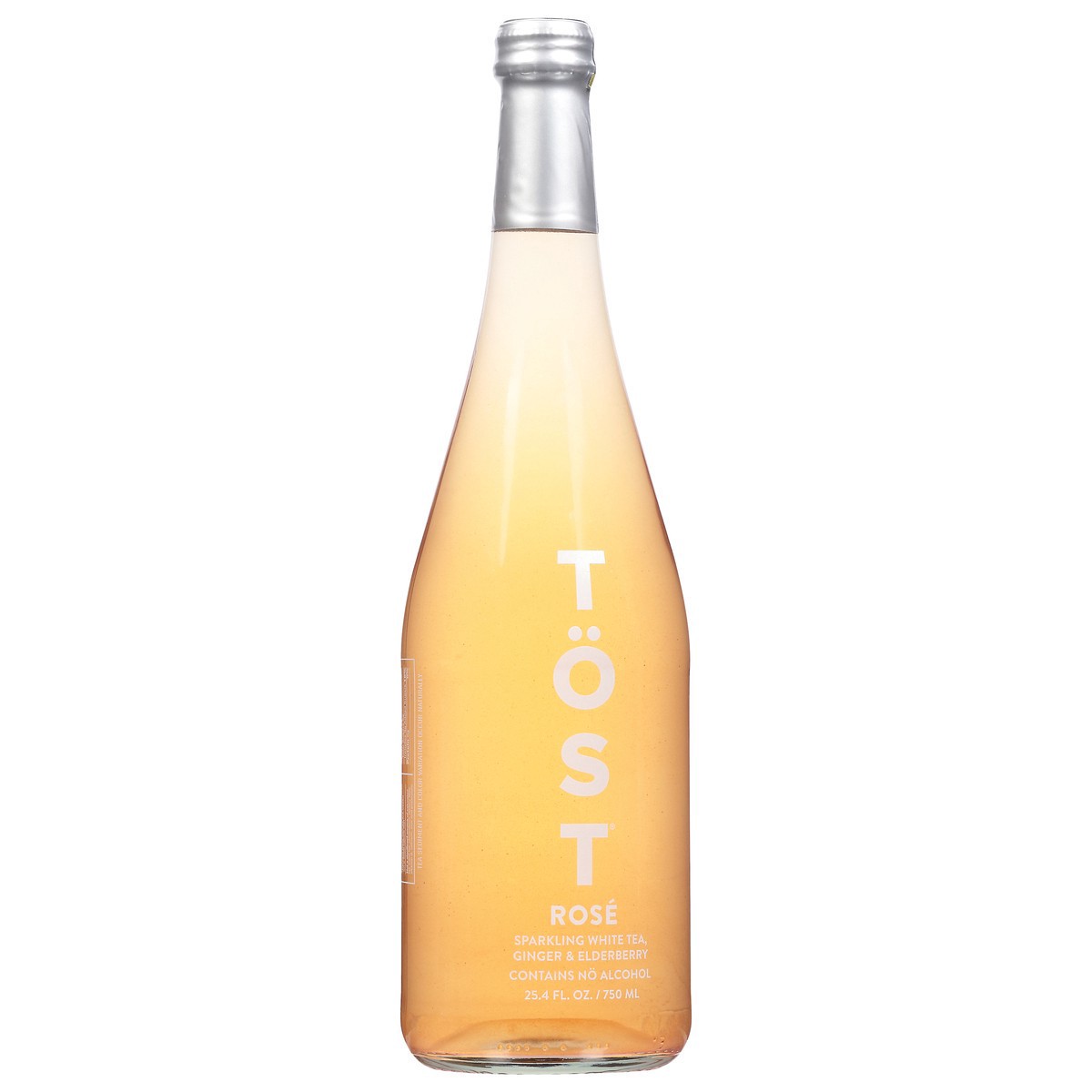 slide 10 of 13, Tost Rose Ginger & Elderberry Sparkling White Tea 25.4 fl oz, 750 ml