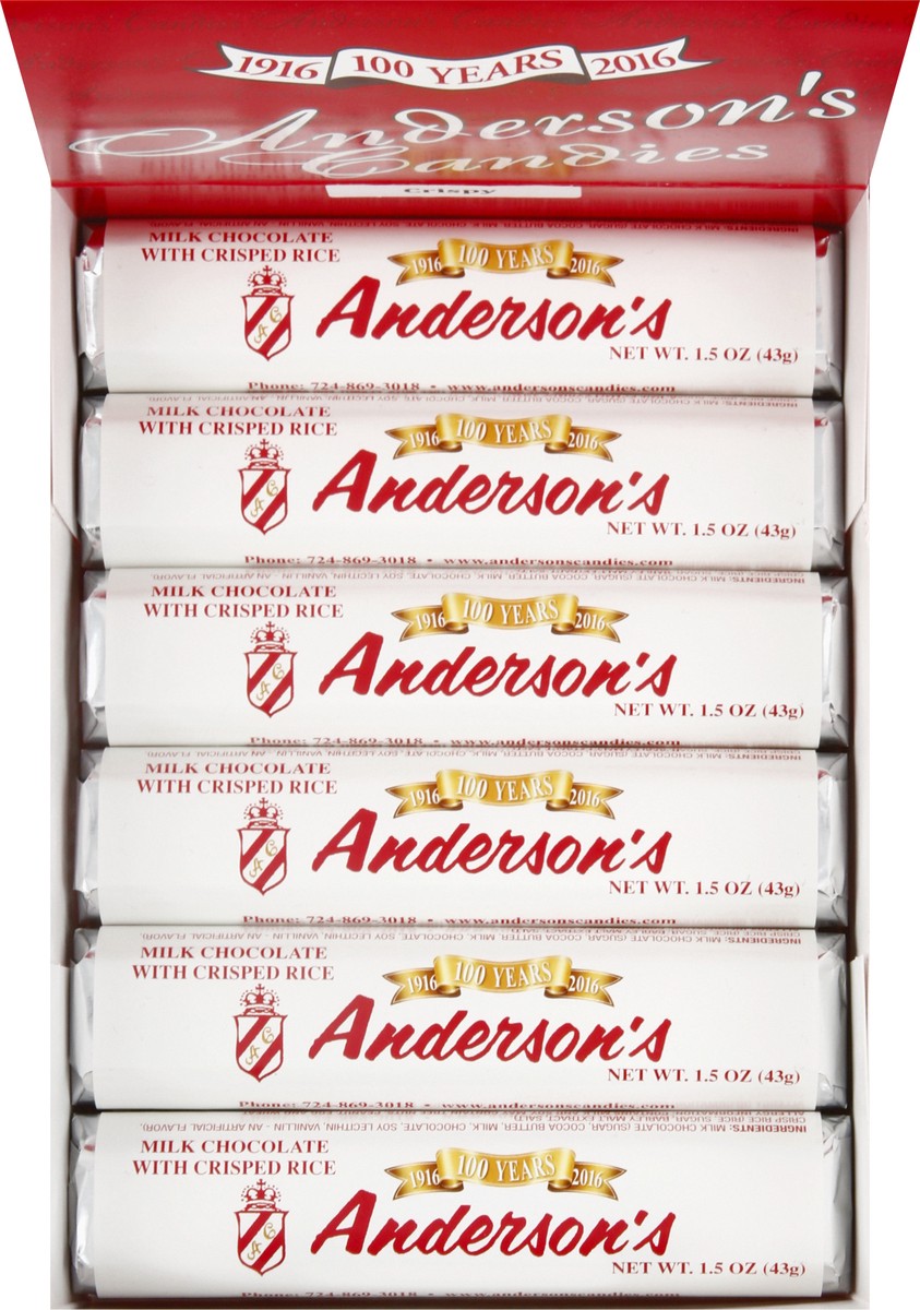 slide 9 of 9, Anderson's Candies Milk Chocolate 1 ea, 1 ea