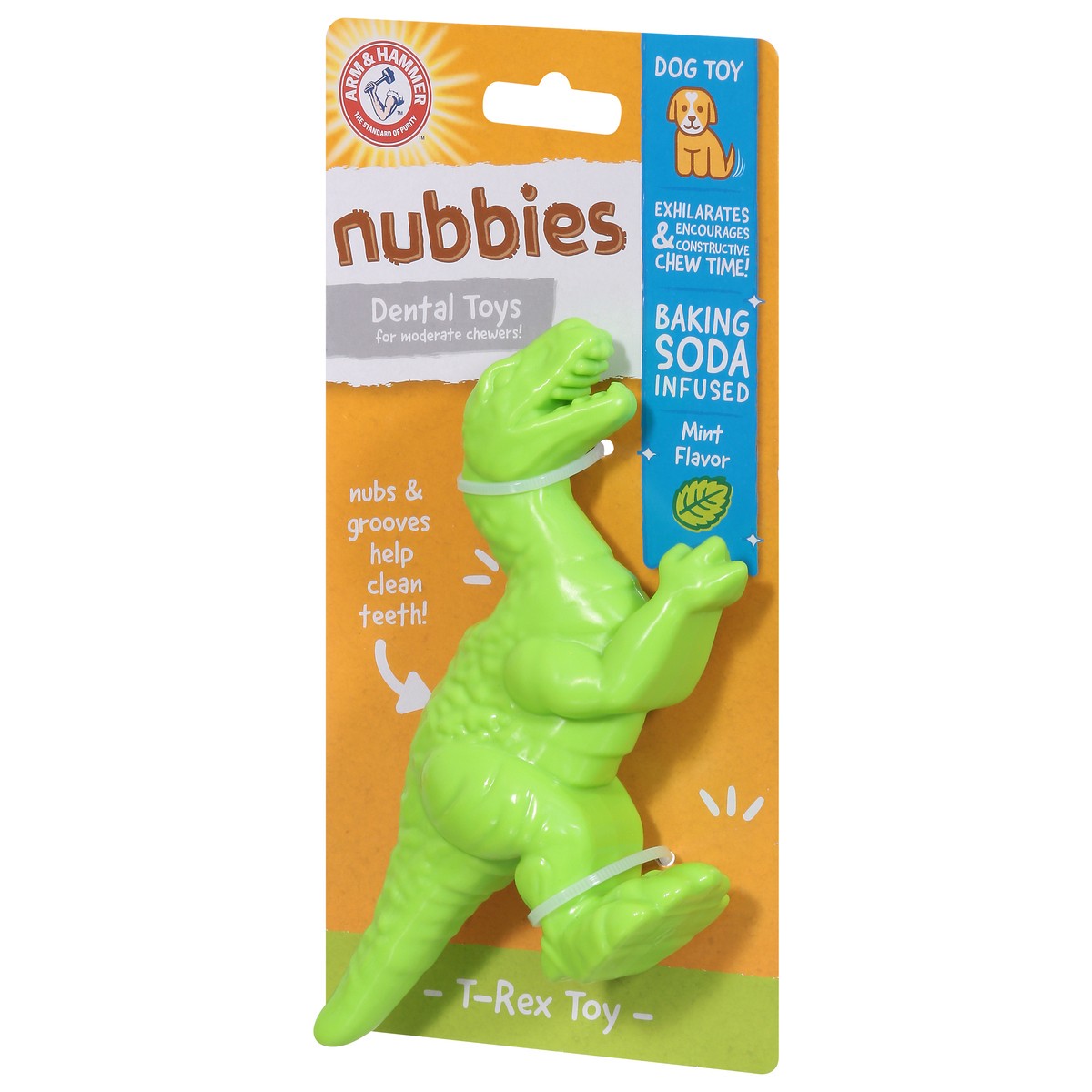 Arm & Hammer Nubbies T-Rex Mint Dog Dental Toy Delivery - DoorDash