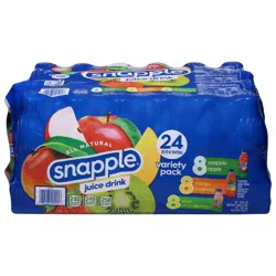 Snapple All Natural Juice Drink Variety Pack 24 - 20 fl oz Bottles