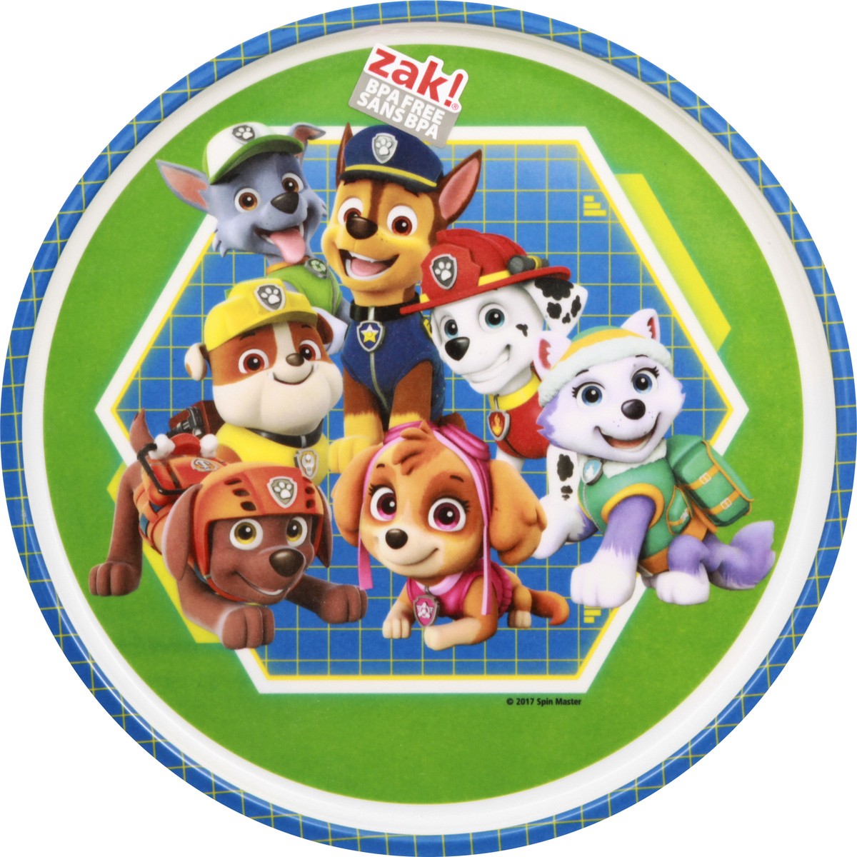 slide 1 of 9, Zak! Designs Zak De Paw Patrol Boy Melamine Plate, 1 ct