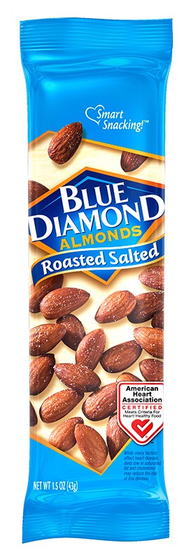 slide 1 of 2, Blue Diamond Almonds Roasted Salted (Bag), 1 ct