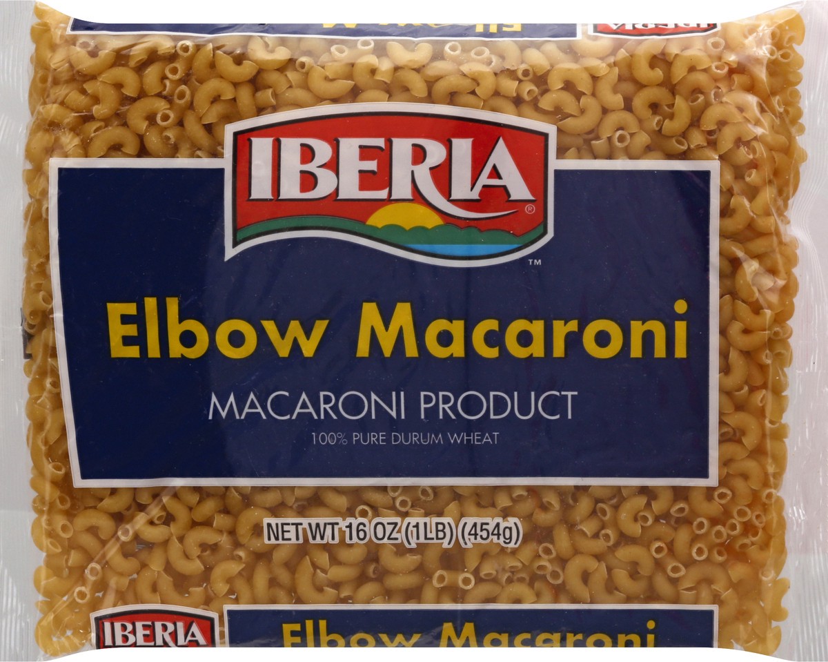 slide 1 of 10, Iberia Elbow Macaroni 16 oz, 16 oz