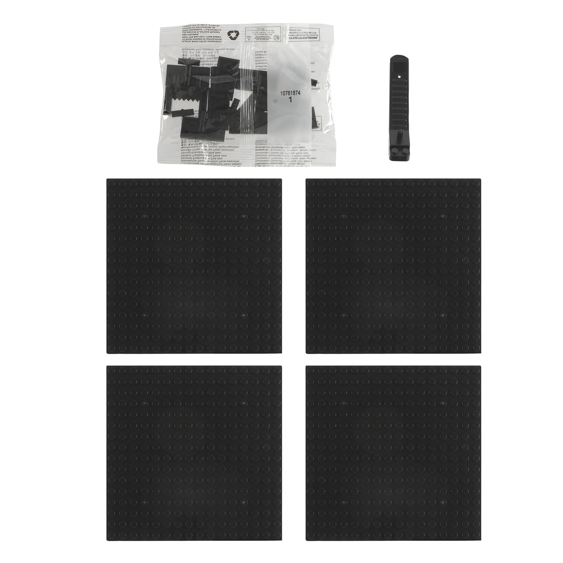slide 6 of 6, 10" X 10" Celestial Body Pixelated Brick Art Kit By Make Market, 10 in x 10 in