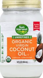 Sun Harvest Organic Unrefined Coconut Oil