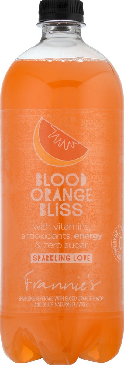 slide 1 of 13, Frannie's Blood Orange Bliss Sparkling Beverage - 1 l, 1 l