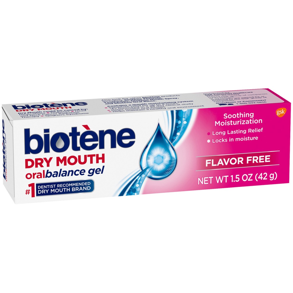 slide 2 of 9, Biotène OralBalance Moisturizing Gel Flavor-Free, Alcohol-Free, for Dry Mouth, 1.5 ounce, 1.5 oz