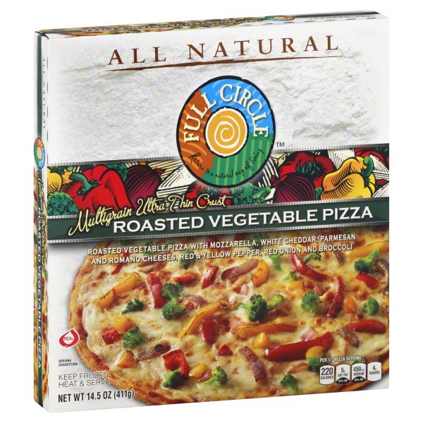 slide 1 of 1, Full Circle Market Fc Grilled Veg Pizza Organic, 14.6 oz