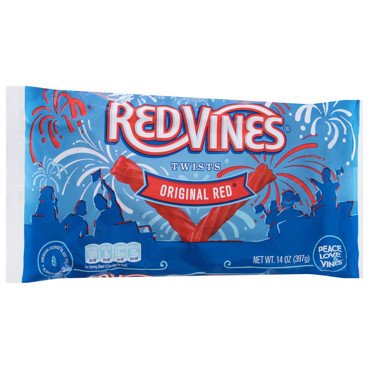 slide 2 of 9, Red Vines Original Red Twists 14 oz, 14 oz
