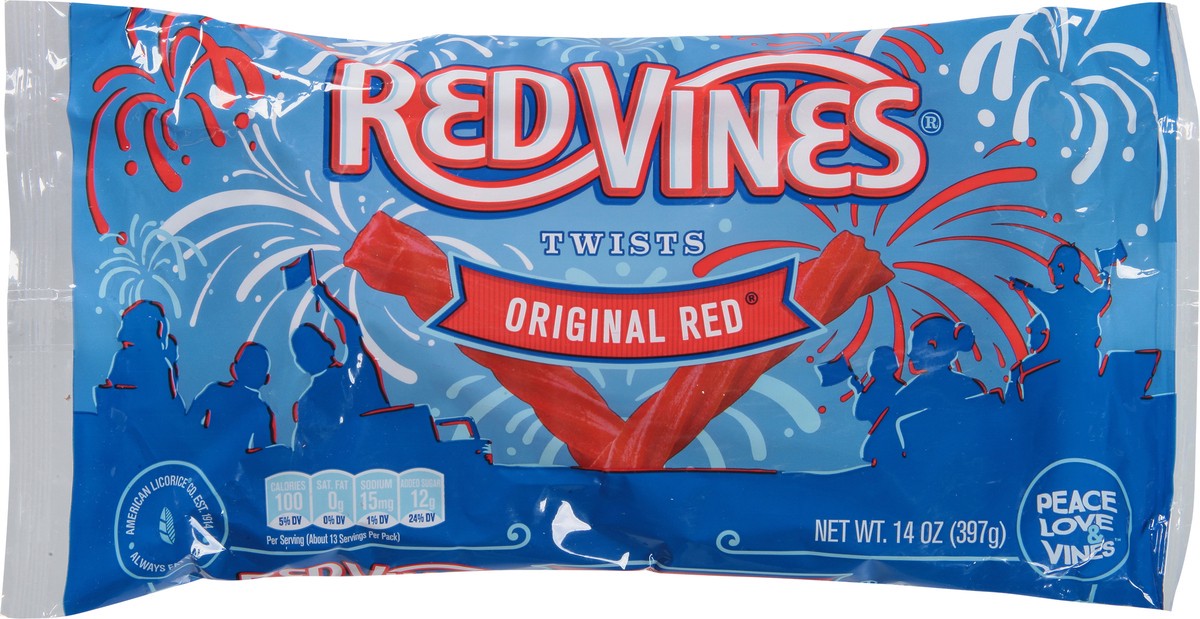 slide 3 of 9, Red Vines Original Red Twists 14 oz, 14 oz