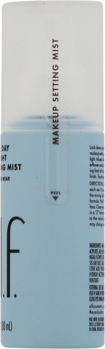 slide 3 of 9, e.l.f. Stay All Night Blue Light Micro-Setting Mist, 2.7 fl oz