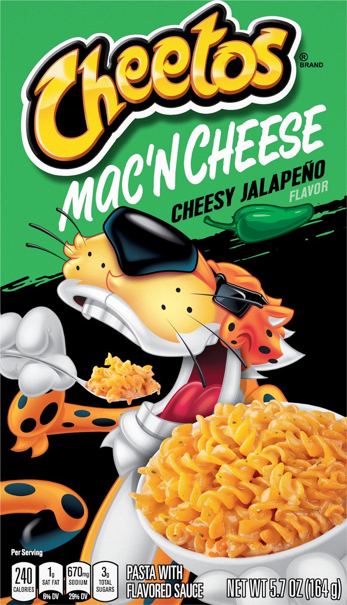 slide 9 of 10, Cheetos Mac 'N Cheese, Cheesy Jalapeno Flavor, 5.7 oz