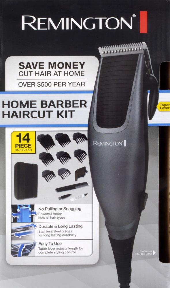 slide 1 of 1, Remington Home Barber Haircut Kit, 14 ct