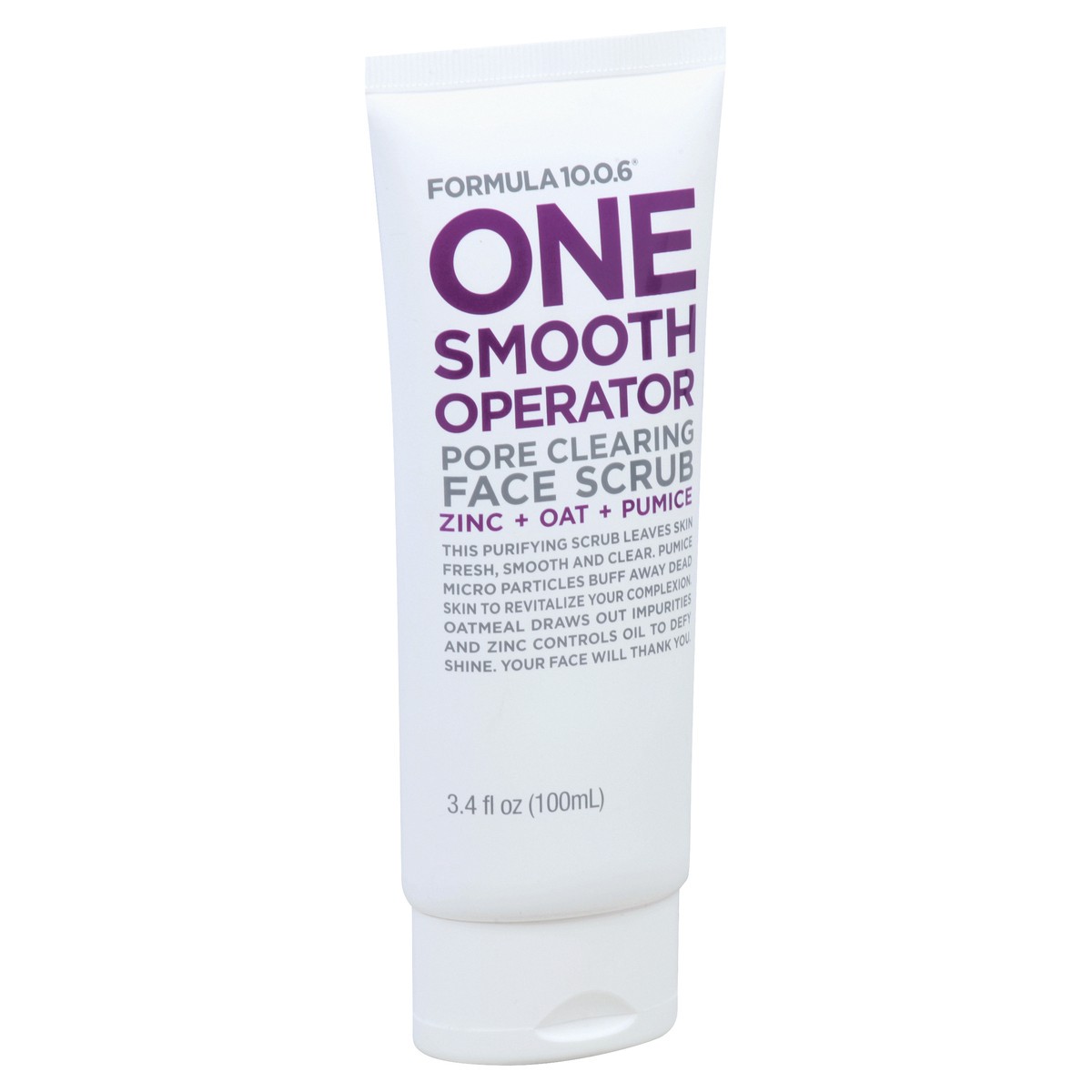 slide 4 of 9, Formula 10.0.6 One Smooth Operator Pore Clearing Face Scrub, 3.4 oz