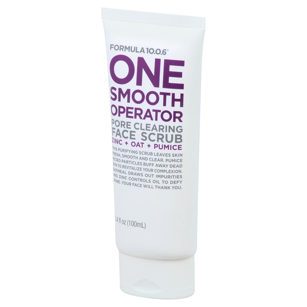 slide 2 of 9, Formula 10.0.6 One Smooth Operator Pore Clearing Face Scrub, 3.4 oz