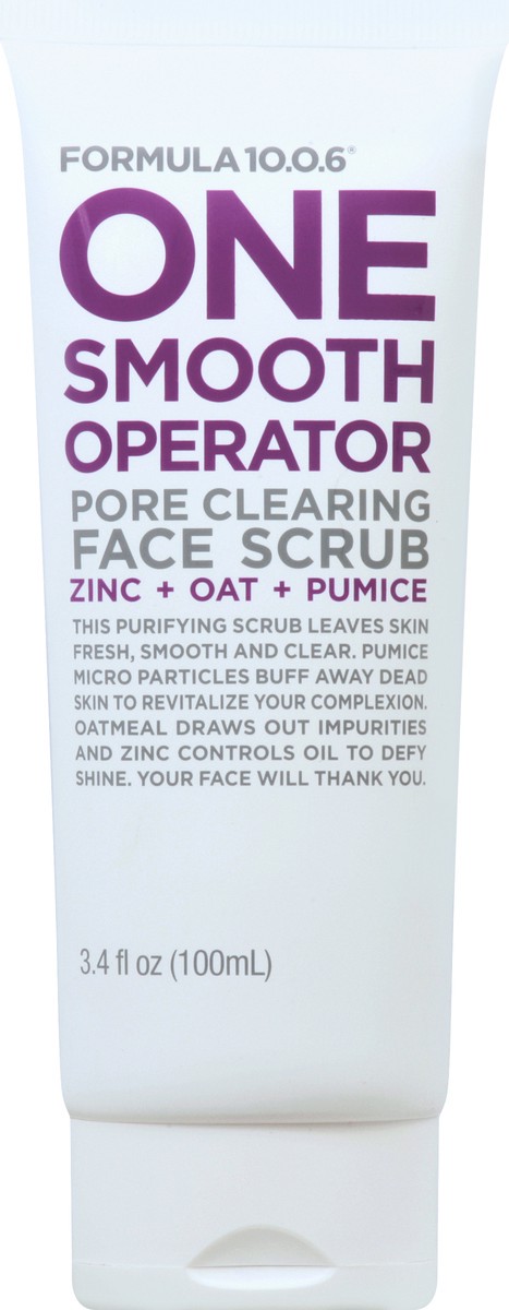 slide 9 of 9, Formula 10.0.6 One Smooth Operator Pore Clearing Face Scrub, 3.4 oz