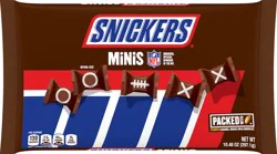 SNICKERS Minis Halloween Chocolate Candy Bars, 10.48 oz Bulk Candy Bag