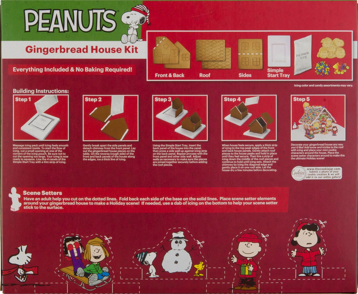 slide 10 of 13, Cookies United Peanuts Gingerbread House Kit, 29 oz