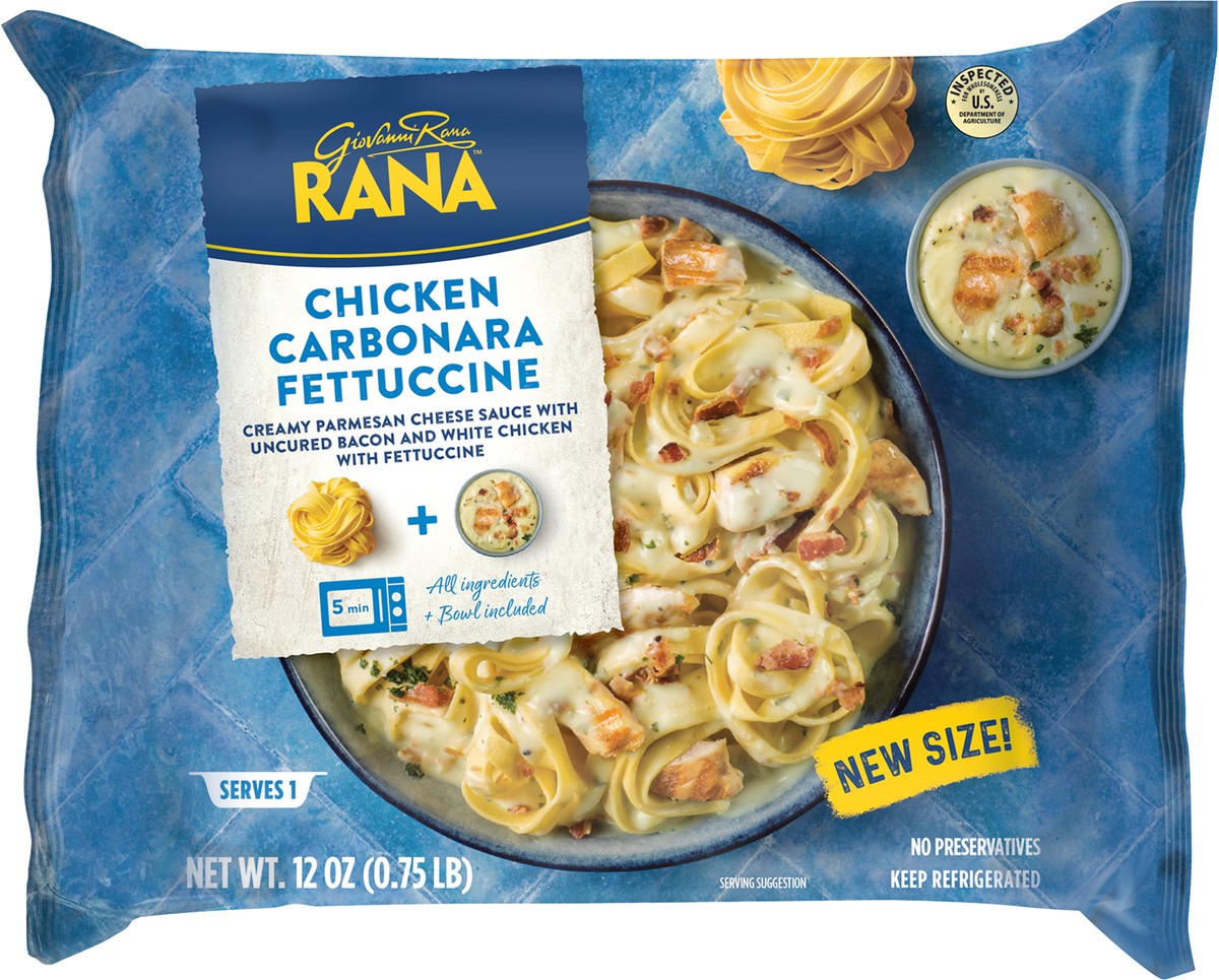 slide 6 of 11, Rana Chicken Carbonara Fettuccine 12 oz, 12 oz