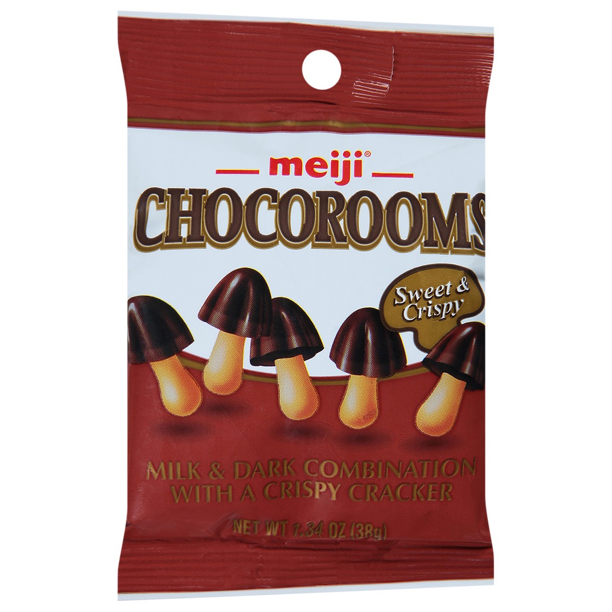 slide 6 of 9, Chocorooms Sweet & Crispy Crackers 1.34 oz, 1.34 oz