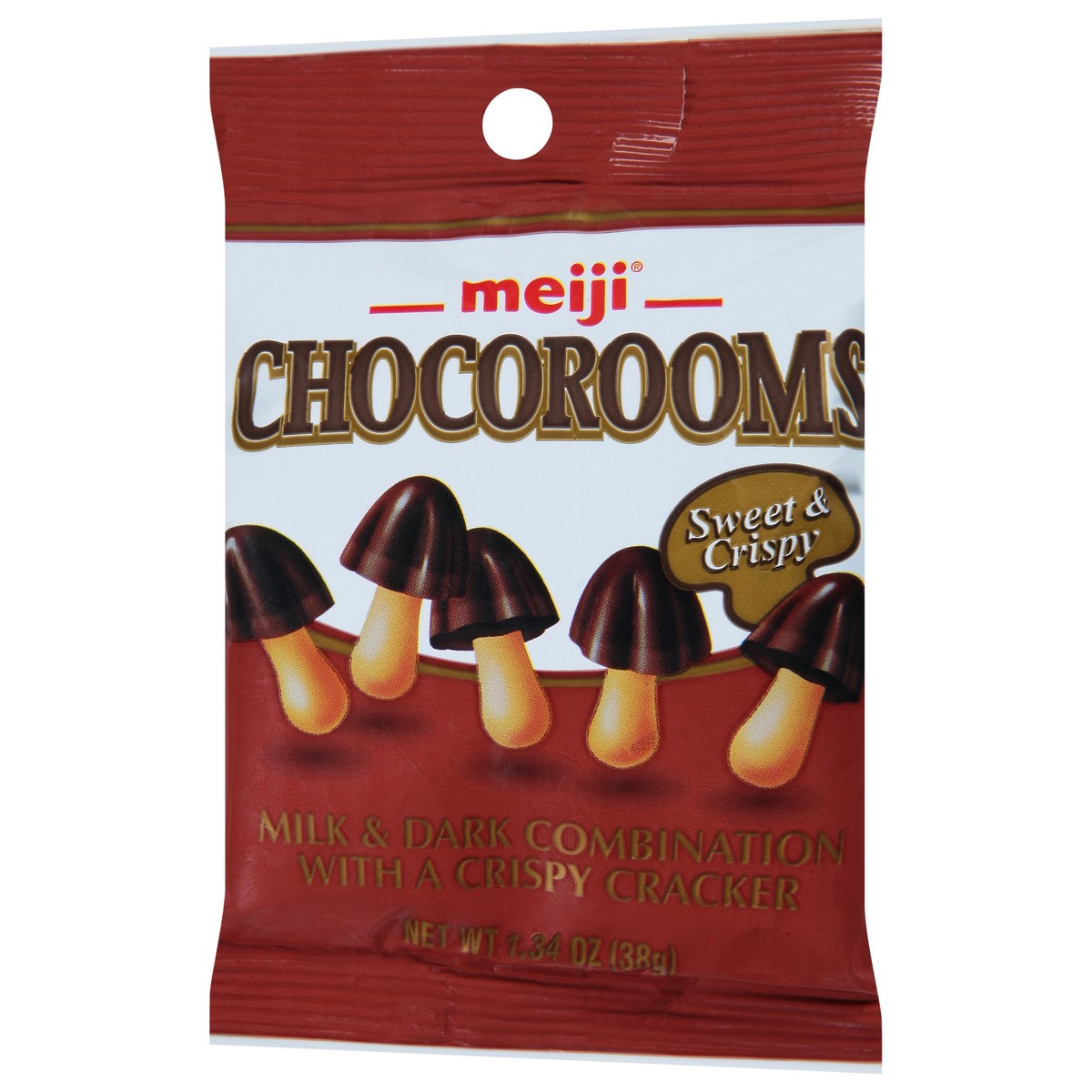 slide 4 of 9, Chocorooms Sweet & Crispy Crackers 1.34 oz, 1.34 oz