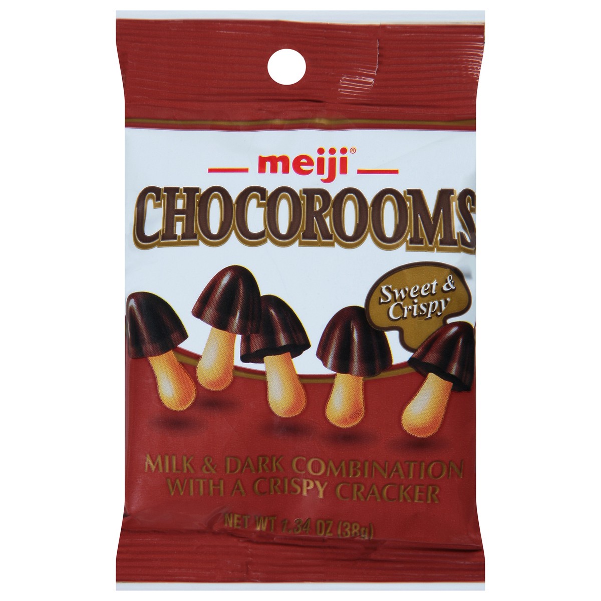 slide 1 of 9, Chocorooms Sweet & Crispy Crackers 1.34 oz, 1.34 oz