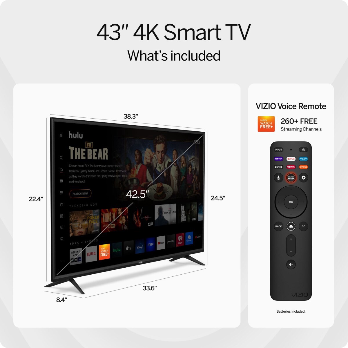 slide 10 of 29, Vizio 4K Smart Television, 1 ct