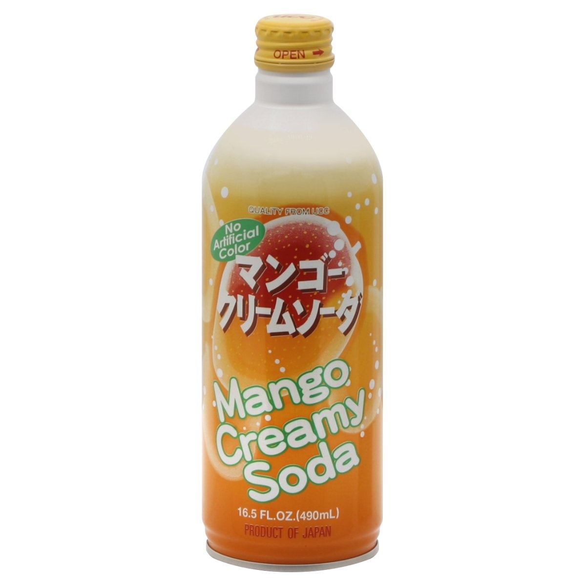slide 1 of 1, Ucc Mango Creamy Soda, 16.5 oz